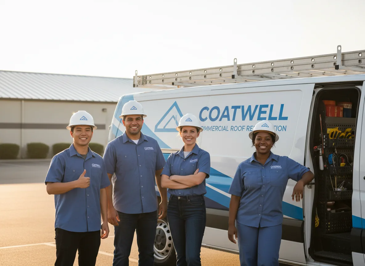 Commercial roof coating company in Chase, KS